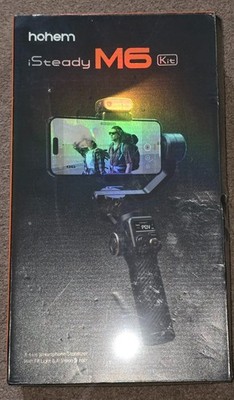 NIB hohem iSteady M6 Kit 3-Axis W/Fill Light & AI Vision Sensor Stabilizer