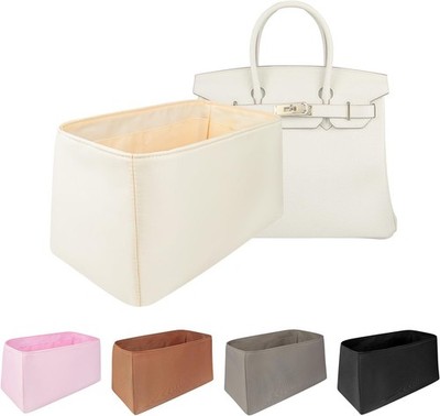 Soying Organizer Insert for Birkin 20/25/30/35/40/45, Nylon Inner Bag Organizer 