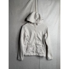 Columbia Womens Cream Fleece Full Zip Hoodie Jacket WL6561 Small