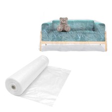 Clear Polyethylene Tarp Roll 1 mil Ultra Thin Plastic 12 ft x 400 ft