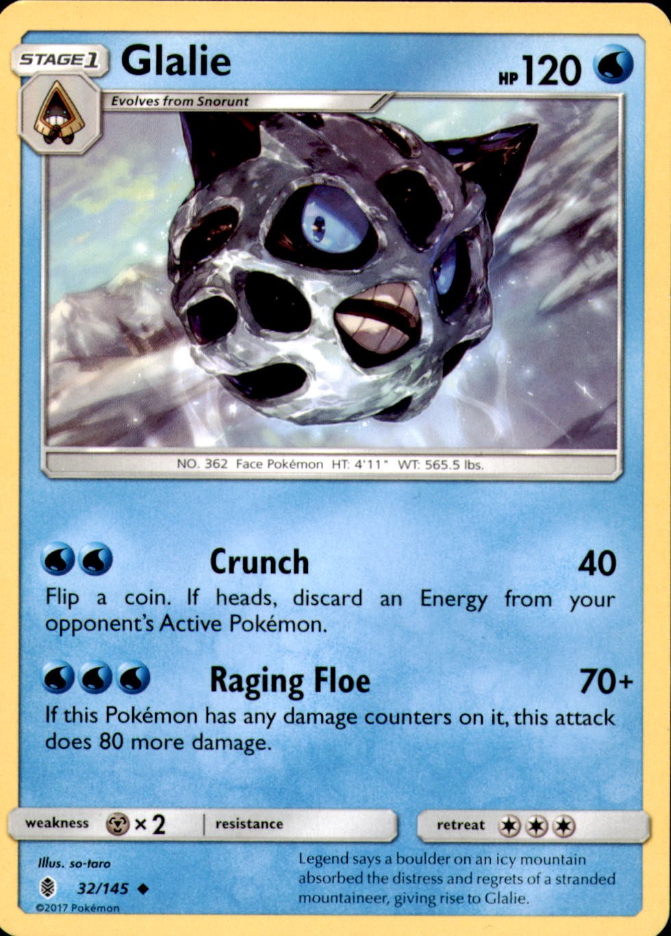 Glalie Uncommon SM - Guardians Rising 32/145 NM