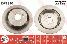 2x Bremsscheibe Hinterachse für HYUNDAI ix55