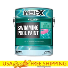 1 Gal Pool Paint Waterborne Semi-Gloss Quick-Dry Acrylic Swimming Pool Blue NEW