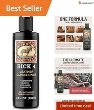 Bick 4 Leather Conditioner 8 oz - Cleaner  Conditioner - Restore Polish  Pr...