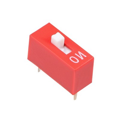 50 x Red DIP Switch 1 Positions  for Circuit Breadboards PCB