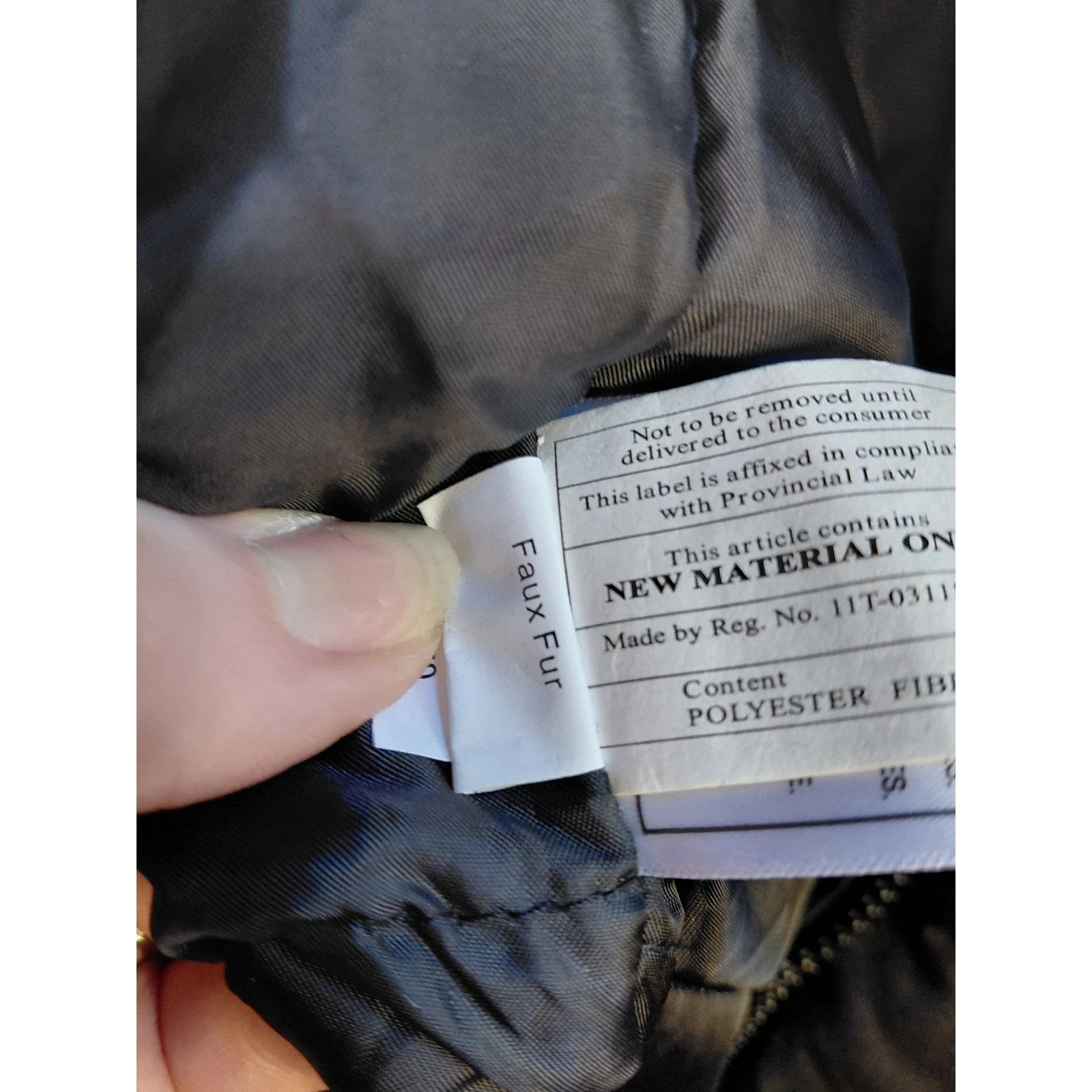 Canada Weathergear Mens Gray Heavy Winter Parka Jacket Faux Fur Hood XL image 13
