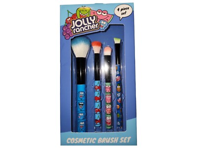 JOLLY Rancher 4Piece Cosmetic Brush Set Makeup Brush Eyes Cool Fun