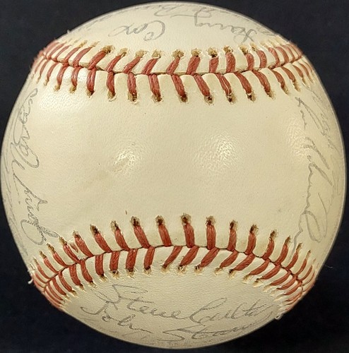 Mike Schmidt Steve Carlton 1974 Phillies Team Signed Baseball JSA LOA 26 Autos - Picture 6 of 7