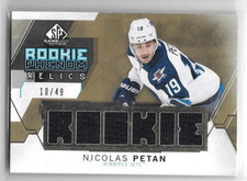 2015-16 UD SP Game Used Rookie Phenoms Relics Gold #RPNP Nicolas Petan /49