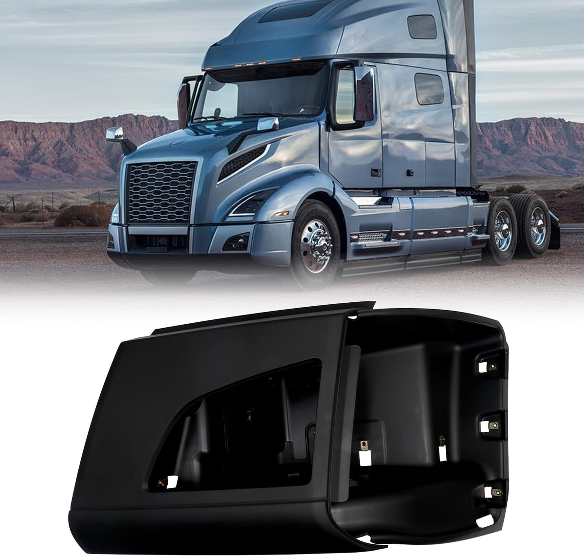 【激レア】gol.deportes × VOLVO ウィンドブレーカー Lサイズ 2018-2024 Volvo VNL Truck New Corner Side Bumper Left Side W/Fog
