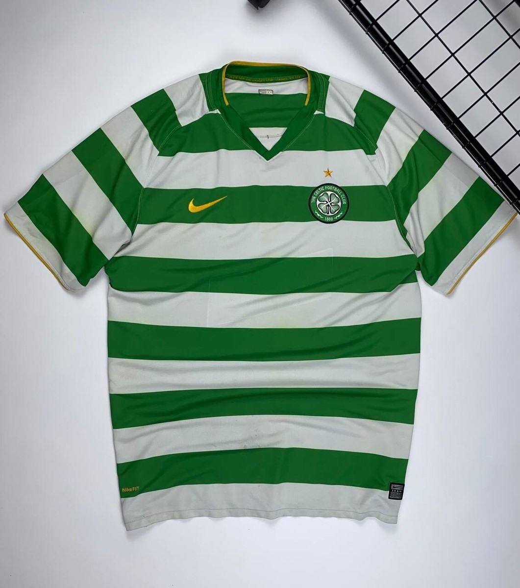 ウェア Celtic nike football jersey 🚨 Nike Dri-fit Celtic football club jersey t shirt man XXL