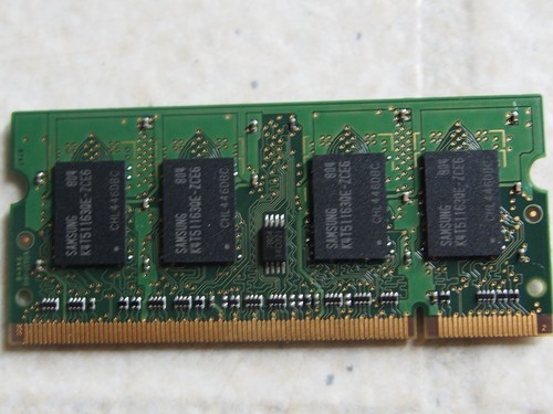 Samsung/HY 1.5GB Kit (3x512MB) OEM Laptop Ram DDR2 PC2-5300S M470T6554EZ3-CE6 - Picture 7 of 8