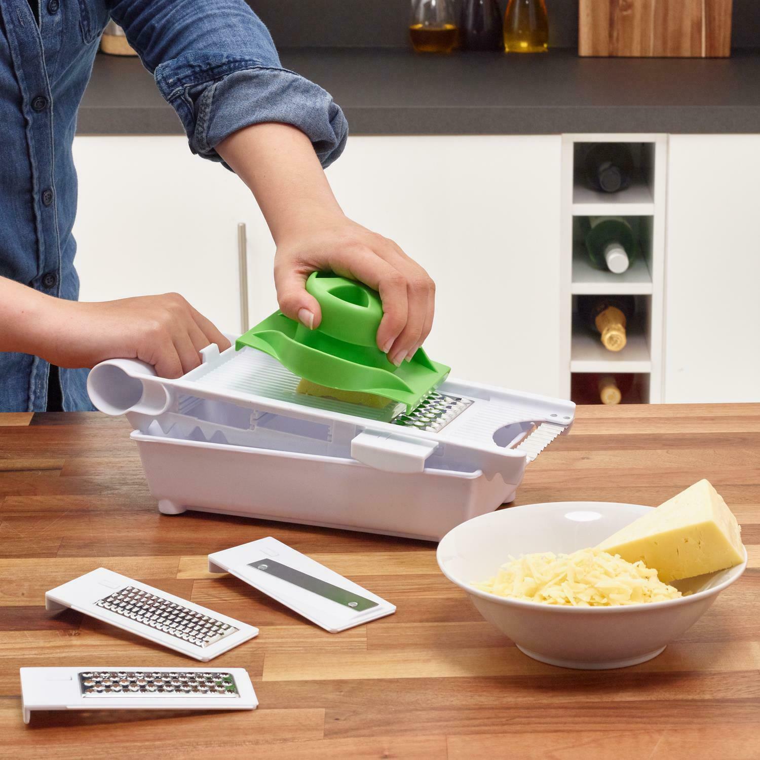 6 in 1 Kitchen Slicer Grater Cheese Vegetable Cutter Spiralizer Kitchen Tool