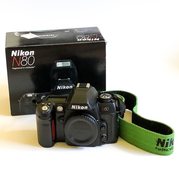Nikon n80 35mm SLR Film Camera With Box + Pelican Case eBay
