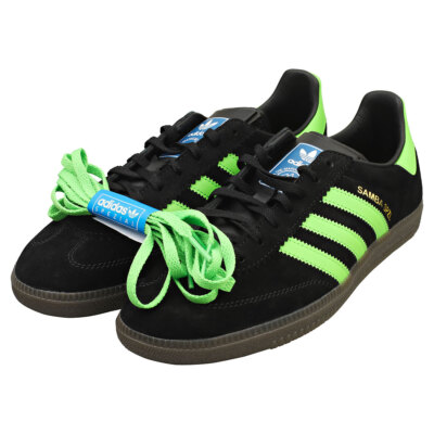 【27cm】新品！！激レア！！adidas samba ブラジルカラー adidas Samba Deco Spzl Unisex Black Lime Sneaker Mode - 44