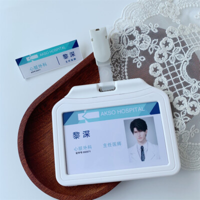 Love and Deepspace Zayne Anime Certificate Pendant Work Card