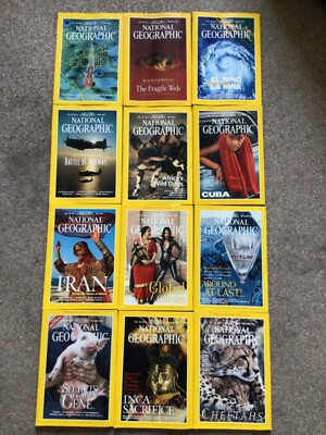 National Geographic Magazines 1998 & 1999 - Pick Your Own SEE DESCRIPTION