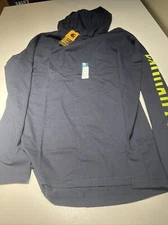 Carhartt- Mens Navy Blue Light Hoodie- Size L