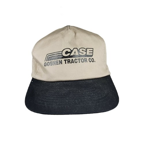 Vintage Case Tractor Equipment Goshen Indiana Hat Farm SnapBack trucker cap