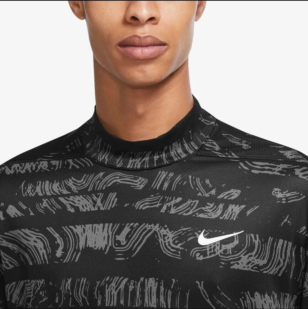 Nike Dri-FIT ADV Tiger Woods Collection Mock Neck Golf Shirt