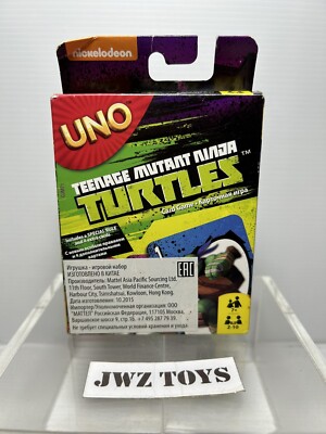 Sealed Uno Nickelodeon Teenage Mutant Ninja Turtles Kartenspiel 2014 Nickelodeon 