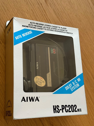 Lecteur Cassette Aiwa HS-P202 MIII - Walkman Avec Alimentation Externe 2V