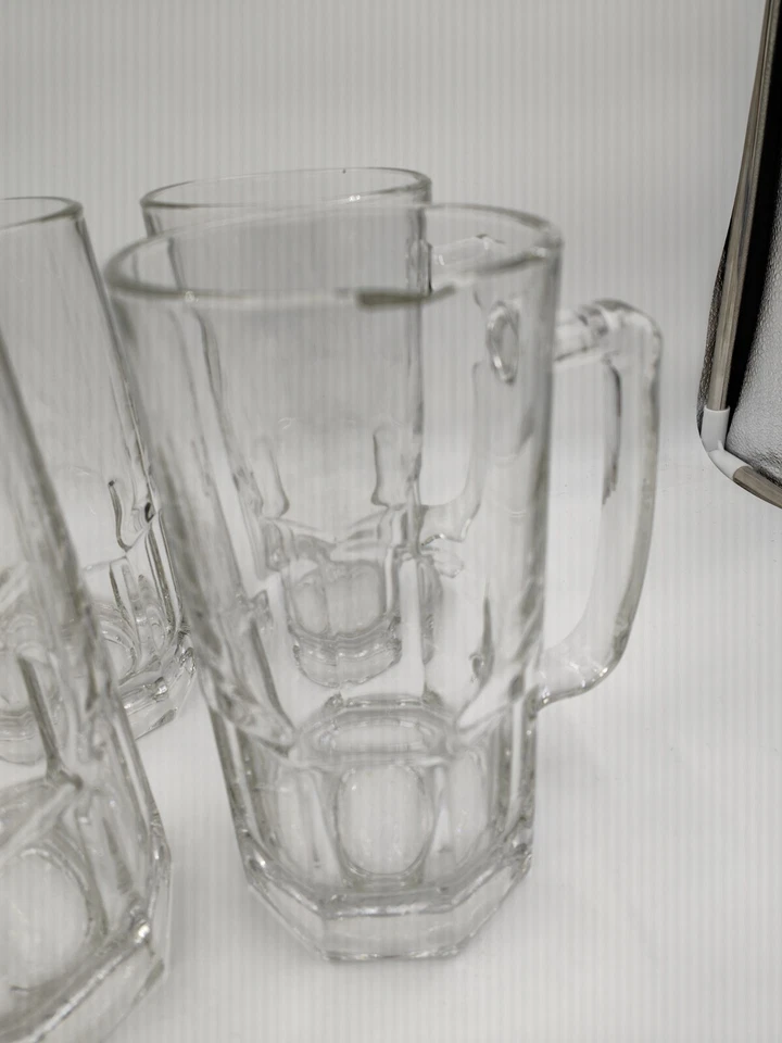 Набор из четырех - 34 унций/1 л Anchor Hocking пиво вагон Gusto кружки (см. описание)  - Изображение 4 из 4