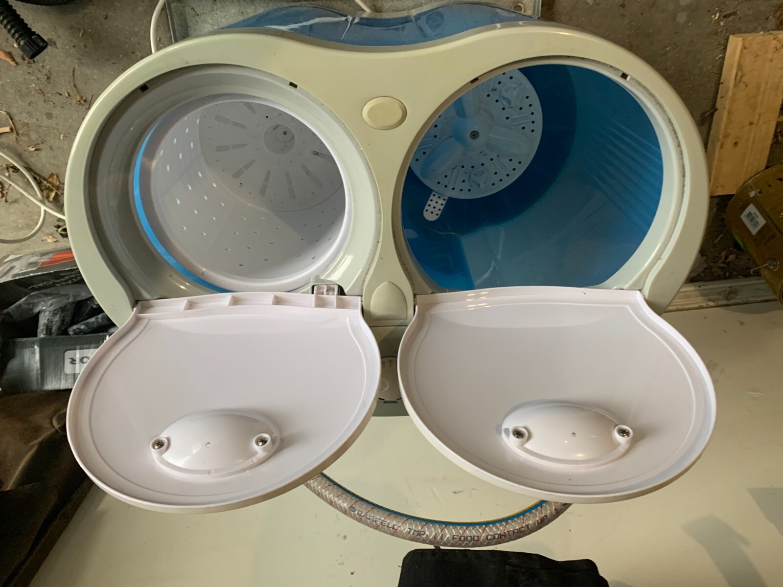 Portable Washing Machine Twin Tub Spin Camping Caravan Outdoor eBay