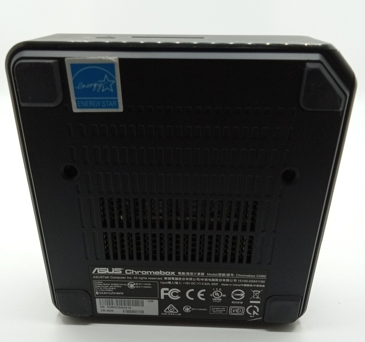 【美品】ASUS Chromebox cn60 ASUS Chromebox CN60 - Intel Celeron AR5B22 Dual Core 1.4GHz