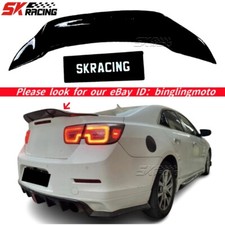 Carbon Fibergloss Black Rear Duckbill Spoiler Wing For Chevrolet Malibu 2013-15 Carbon Fibergloss Black Rear Duckbill Spoiler Wing For Chevrolet Malibu 2013-15