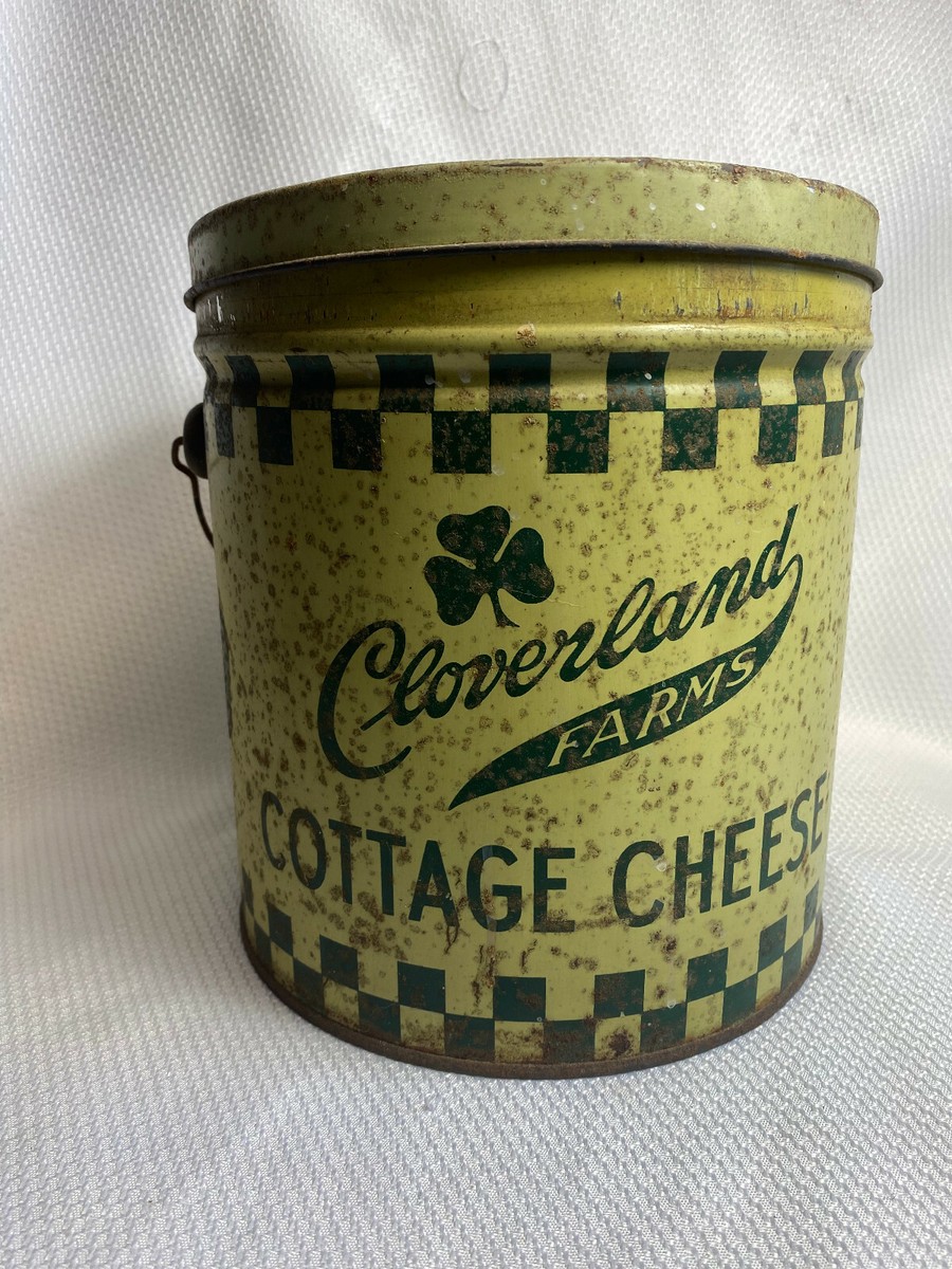 Cloverland Farms Cottage Cheese Baltimore 10 Lbs Tin Bucket