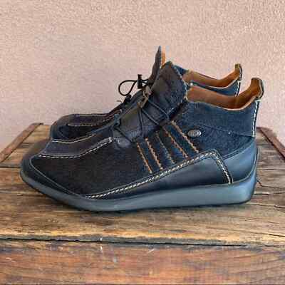 Tecnica Black Cowhide Ankle Boots