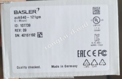 Aca640-121gm Basler Brand New in box Fast Shipping By SF or DHL