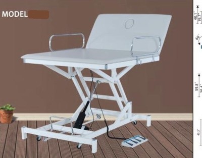 Hi Lo Mat Table Electric For Physical Therapy Grey