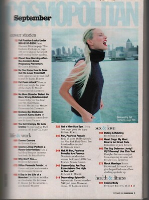 Cosmopolitan Magazine September 1998 Bridget Hall 080819AME | eBay