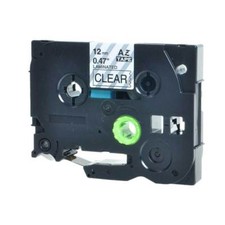 Label Tape Compatible With Brother Black on Clear TZ131 PT- 9500PC 9600 9700PC