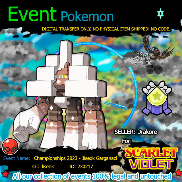 Receive a special Garganacl with this code in Pokémon Scarlet & Violet