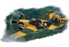 HobbyBoss 80250 Curtiss P-40E Kittyhawk 1/72 Scale Plastic Model Kit