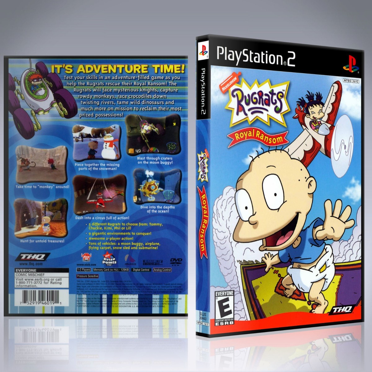 PlayStation2 - PS2 海外ゲーム Rugrats:  Ransom #プレテニ Amazon.com: Rugrats: Royal Ransom (Renewed) : Video Games