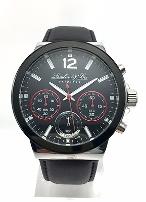 LOMBARD CIE, QUARTZE ANLOGUE CHRONOGRAPH METAL WATCHES, model