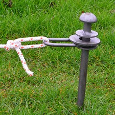 NEW Very Heavy Duty 600mm x 20mm 360 degree Swivel Stakes, Boating, Dog Tie-out