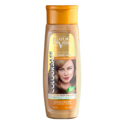NATURVITAL COLOR  SAFE MASK FOR CHESTNUT, BLACK, BLONDE, MAHOGANY, BURGUNDY HAIR