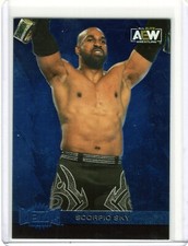 2022 AEW Metal Universe Blue Spectrum Scorpio Sky