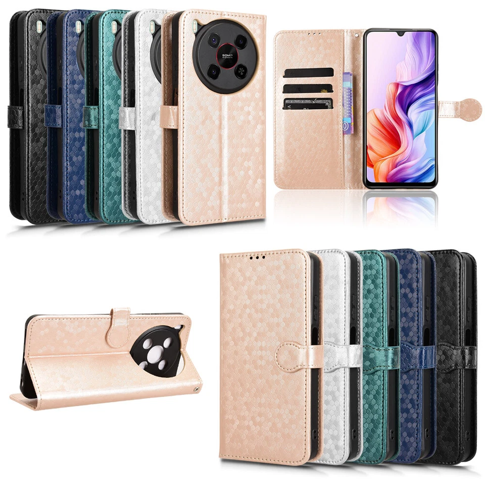 For ZTE Blade V70 Max, Fashion Flip Leather Wallet Stand Card Slots Case Cover - Image 2 of 4