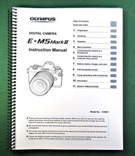 Olympus E-M5 Mark II Instruction Manual: 177 Pages  Protective Covers 