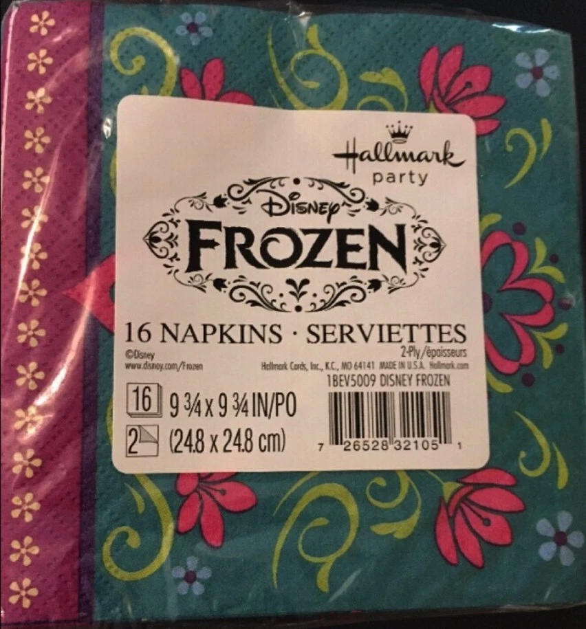 Nuevas servilletas congeladas ~ (16) para bebidas ~ decoraciones para fiestas de cumpleaños Foto 2 de 3