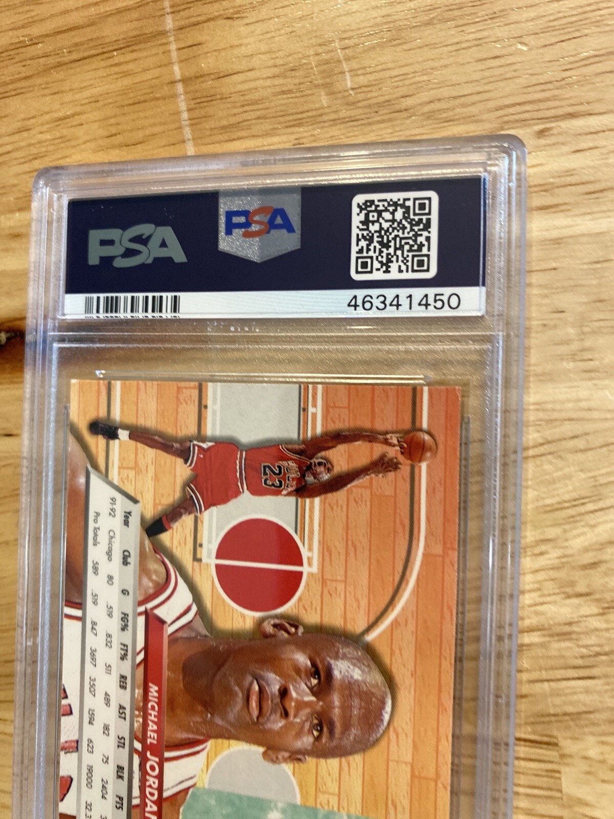 Michael Jordan PSA 7.5 Fleer Ultra Card Vintage MJ Basketball 1992 Chicago Bulls view 10
