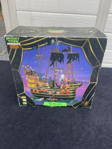 LEMAX 65409 Spooky Town Halloween The Pillager Pirate Ship Working Tested ! - Picture 1 of 9