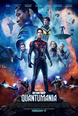 Ant-Man and Wasp Quantumania original DS movie poster  27x40 D/S FINAL MP4U MINT