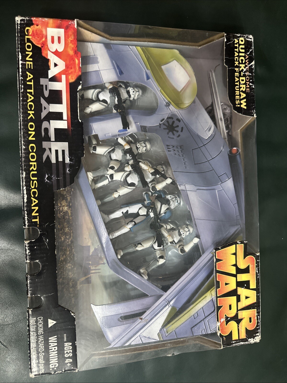 STAR WARS CLONE ATTACK ON CORUSCANT BATTLE PACK FIGURES - NEW SEALED